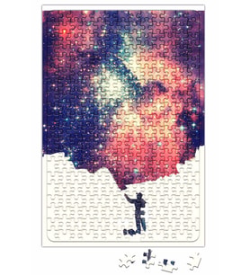Evrenin Boyanması Uzay Sanatı Puzzle 240 Parça Yapboz