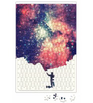 Evrenin Boyanması Uzay Sanatı Puzzle 240 Parça Yapboz