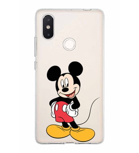 Xiaomi Mi 8 Se Uyumlu Kapak Mickey Mouse Tasarımlı Şeffaf Silikon Kılıf