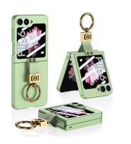 Galaxy Z Flip 6 Kılıf Zore Z Harfli Yüzüklü Kıpta Kapak