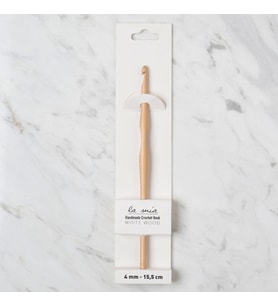 La Mia Whitewood 4 Mm 15.5 Cm Ahşap Yün Tığ