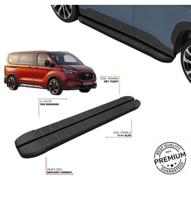 FORD TOURNEO CUSTOM 2012 2013 2014 2015 2016 2017 2018 2019 2020 2021 2022 2023 SLN SİYAH YAN BASAMA