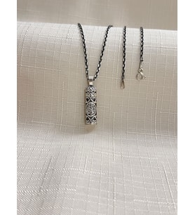 CEVŞENÜL KEBİR 925 AYAR GÜMÜŞ KOLYE