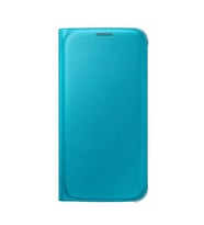 Galaxy S6 ile Uyumlu Flip Wallet (Deri Görünümlü) Mavi EF-WG920PLEGWW