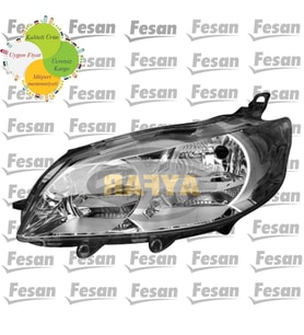 Peugeot 301 Sağ Sol Ön Far Drl Özellikli Motorlu 2012-2017