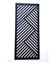 Erdizden Dekoratif Kesim 22 x 50 Duvar Panosu (Siyah)