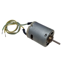30cm Kablo Lehimli 12V DC Motor Hobi Oyuncak Elektrik Deney Motoru