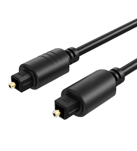 PowerMaster PM-952 Optik Ses Kablosu 1 Metre - Dijital Toslink Siyah