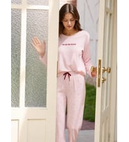 Kadın 8910-6 Waffle Pijama Takımı