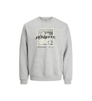 Jack & Jones Jcoflare Erkek Sweatshirt (Gri)