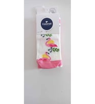 Pembe Desenli Çorap (6-12 Ay) (Çok Renkli)