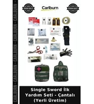 Single Sword İlk Yardım Seti - Çantalı (Yerli Üretim) Araç Gereç Günlük Kullanım