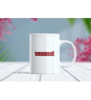 Wasted Yazılı GTA Temalı Gamer Kupa Bardak (Beyaz)