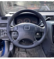 DİKİŞLİ DİREKSİYON KILIFI SİYAH / NOKTALI DERİ SİYAH DİKİŞLİ HONDA CR-V / CİVİC LS İÇİN
