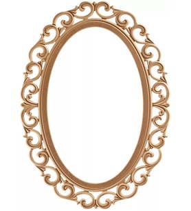110 LUK OVAL LİLYUM AYNA