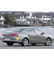 VW Passat B7 Sedan 2011-14 Sağ Arka Tampon Köşe Çıtası Krom 3AE807460