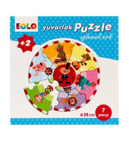 Yuvarlak Puzzle-Eğlenceli Sirk
