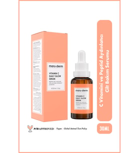 Maruderm C Vitamini ve Peptid Aydınlatıcı Cilt Bakım Serumu 30 ml