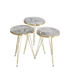 Zigon Sehpa Gold Efes Tel 1043