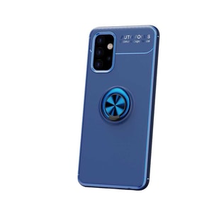 Samsung Galaxy A32 4G Kılıf Yüzüklü Magnetli Ravel Case (Mavi)