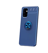 Samsung Galaxy A32 4G Kılıf Yüzüklü Magnetli Ravel Case (Mavi)
