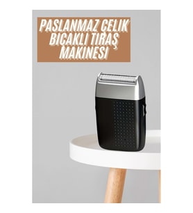 Mey İthalat® Günlük Sakal Tıraşına Uygun Tıraş Makinesi Elektrikli Şarj Edilebilir