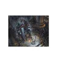 Ahşap Tablo Dark Souls Oyun Karakterleri (50x70 Cm Boyut)