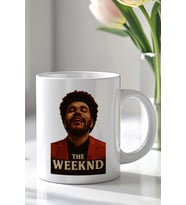 The Weekend Tasarımlı 330ml Baskılı Beyaz Seramik Kupa Bardak