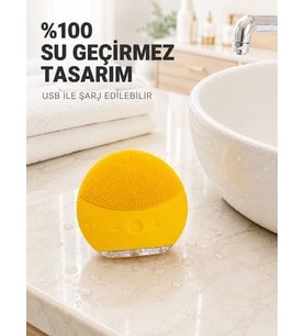 Titreşimli Silikon Yüz Temizleme Cihazı Ayarlanabilir Yoğunluk Su Geçirmez
