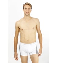 Çift Kaplan Premium Serisi Erkek Vücudu Saran Pamuklu Biyeli Elastanlı Biyeli Boxer
