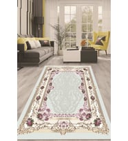 Dijital Kaymaz Taban Yıkanabilir Modern Renkli Salon Halısı Mutfak Halısı Yolluk ND-HT-763 (Mavi)