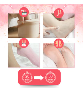 Ayak Nemlendirici Jel SPA Çorabı - Yumuşatıcı Jel Kaplama
