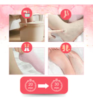 Ayak Nemlendirici Jel SPA Çorabı - Yumuşatıcı Jel Kaplama