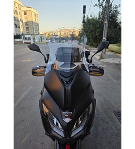 MOTOCAM QJ Fort 350 EVO Ön Cam 2025-2026 Model 67cm Şeffaf Renkli 4mm