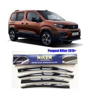 Peugeot Rifter Kromlu Cam Rüzgarlığı Niken 2019+ sonrası uyumlu (Beyaz)