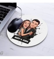 Kişiye Özel Dans Eden Çiftler Karikatürlü Mousepad