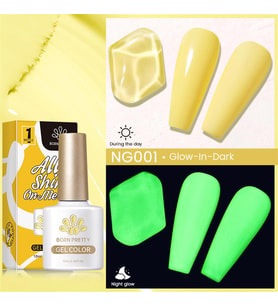 Born Pretty 10 ml Fosforlu (Luminous) Kalıcı oje NG001 (55949)