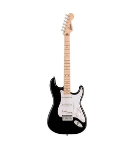 Squier Sonic Stratocaster Akçaağaç Klavye WPG Black Elektro Gitar