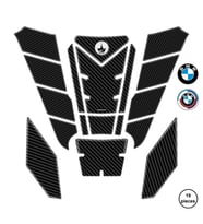 Grippatch BMW F750 GS 2025 ile Uyumlu Kaydırmaz 6D Karbon 19 Parça Tank Pad Seti GC69