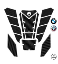 Grippatch BMW F750 GS 2024 ile Uyumlu Kaydırmaz 6D Karbon 19 Parça Tank Pad Seti GC69