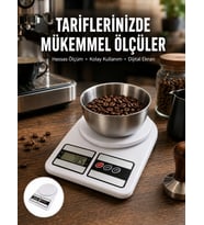 Hassas Ölçüm İçin Dijital Mutfak Tartısı - 10 Kg Kapasiteli Yeni Nesil