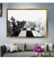 Altın Çerçeveli dekoratif tablo a127 (Gold)