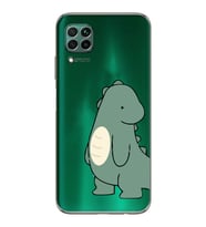 Huawei P40 Lite Uyumlu Baskılı Yumuşak Silikon Şeffaf Telefon Kılıfı