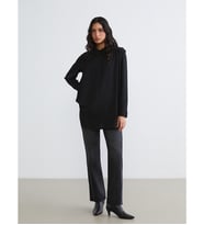 LCW Modest Gri Straight Fit Kadın Jean Pantolon
