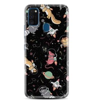Samsung M21 M22 M23 M30 M31S M32 Kılıf Desenli Silikon Planet Animals 1771
