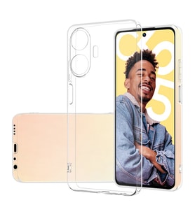 Realme C55 Kılıf Şeffaf Silikon Hibrit Case Kapak (Renksiz)