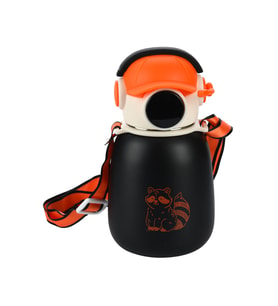 Paslanmaz Çelik Çocuk Termos ve Suluk, 500 ml, Pipetli, Sağlam Tasarım