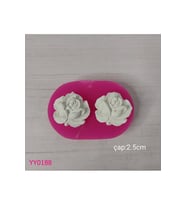 YY0188 İkili Gül Silikon Kalıp