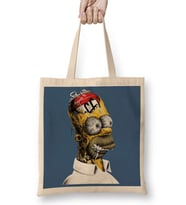 Homer Simpson 2 Bez Çanta Uzun Saplı