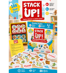 Stack Up İngilizce Öğreniyorum! - İngilizce Aktivite Oyunu - İngilizce Kelime Oyunu - Akıl Oyunu Zek